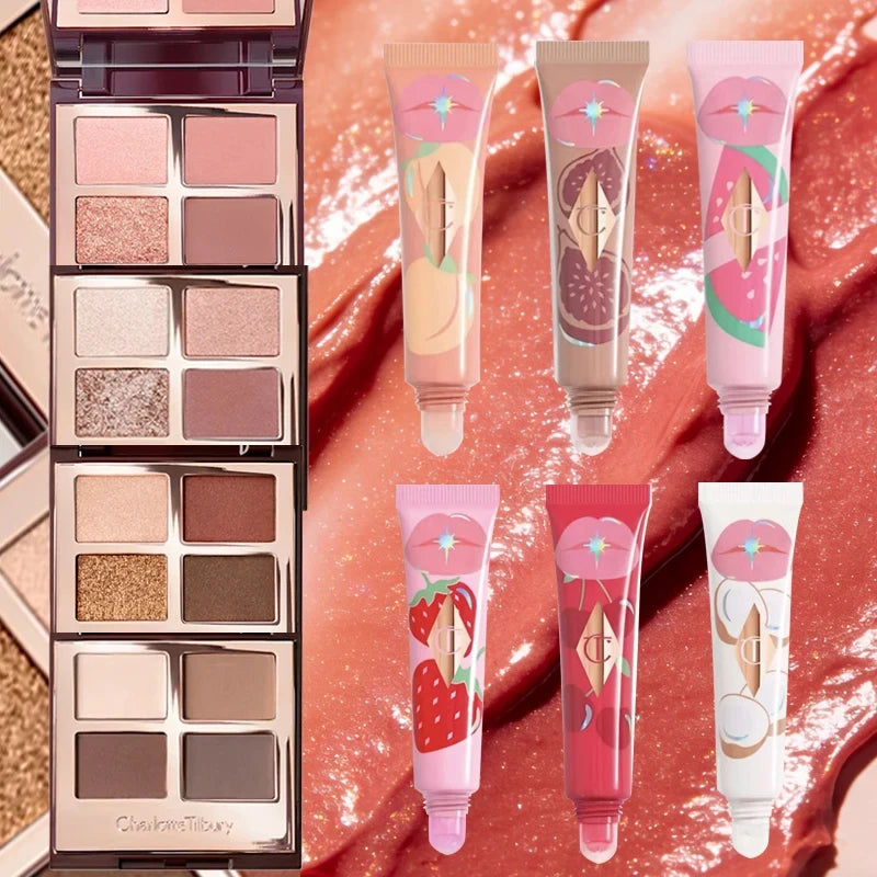 Set de maquillaje CT y cuidado de labios sedoso