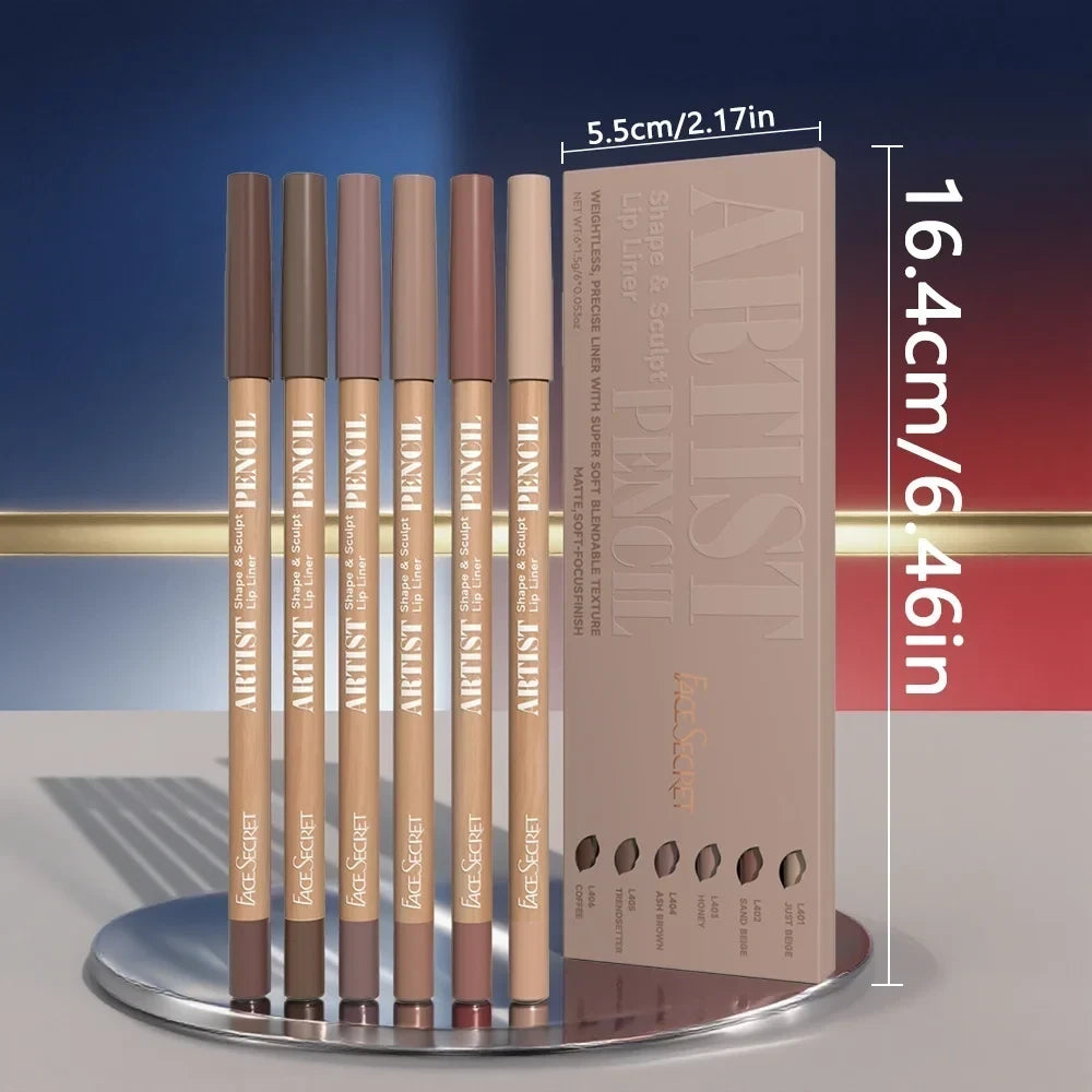 Nude Matte Lip Liner Set